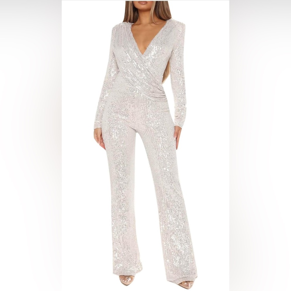 Sequin Jumpsuit - Size Small